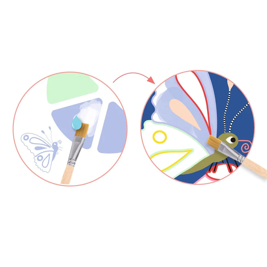 Djeco kreativ maleri, kryb & kravl