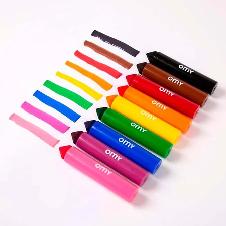 OMY Jumbo tusser til mindre børn, 9 stk