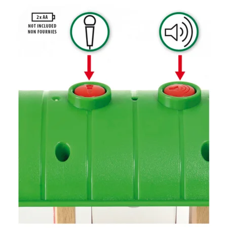 BRIO togstation med lydoptager