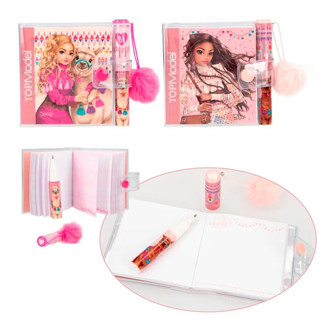 TOPModel Mini notesbog m kuglepen, Cosy - asst farver