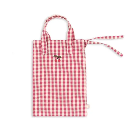 Konges Sløjd Dukke Sengetøj, Bubblegum Check