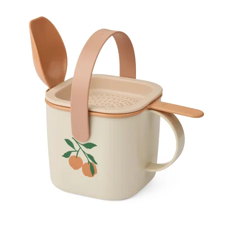 Liewood Roald spandsæt, peach/sea shell