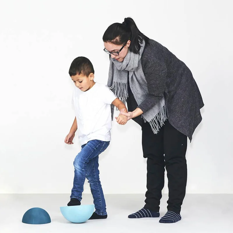 bObles trædesten, stor - marble grøn