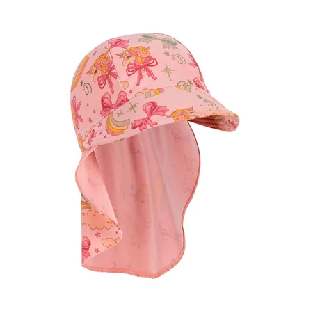 Konges Sløjd Manuca frill solhat, rainbow bow