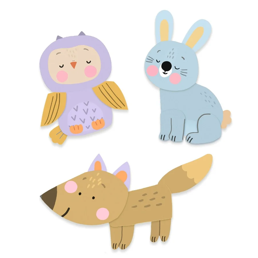 Djeco Kreativt Sæt med Fingermaling, Rodet Sjov