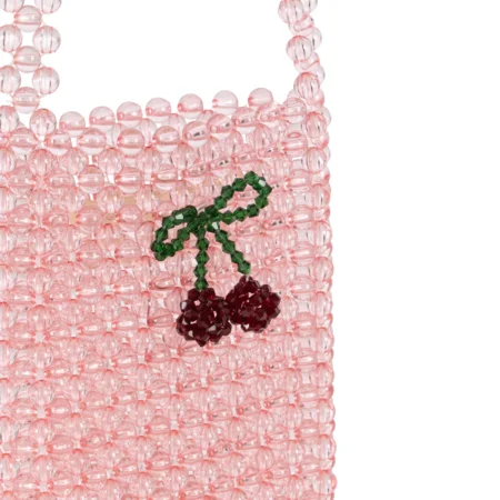 Konges Sløjd Perla pung med strop, peony