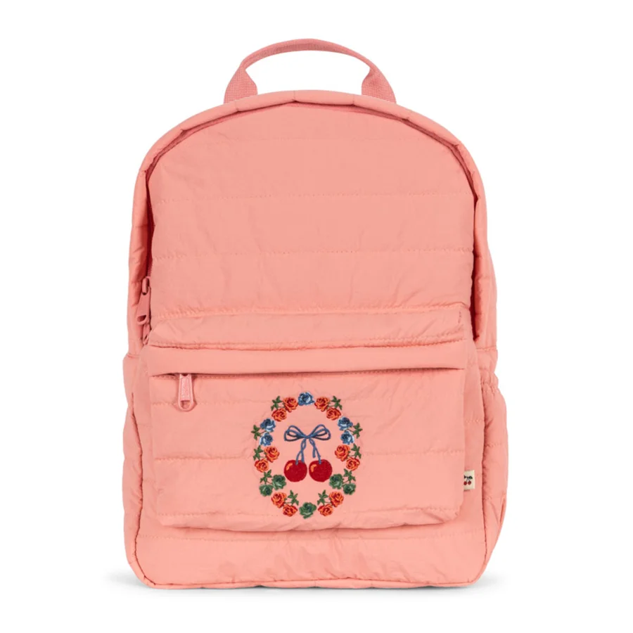 Konges Sløjd Juno quilted rygsæk, strawberry ice