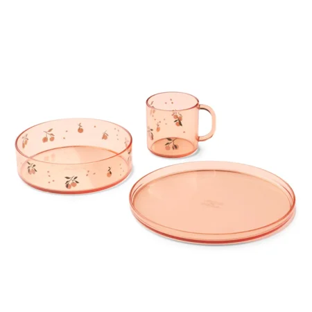 Liewood Siva tritan spisesæt, peach