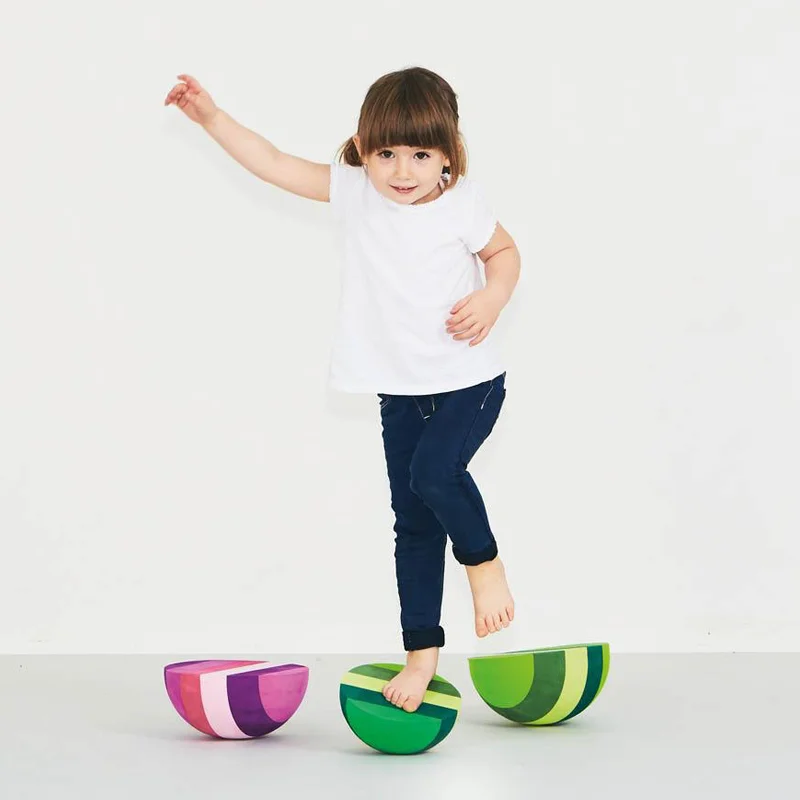 bObles trædesten, stor - marble grøn