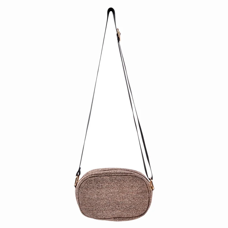 Sofie Schnoor cross bag, golden glitter