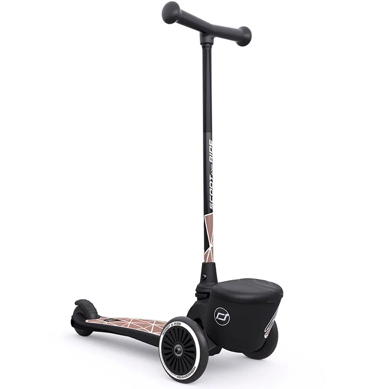 Scoot & Ride løbehjul, Highwaykick 2 Lifestyle, brown lines