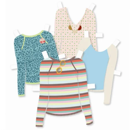 Djeco påklædningsdukke, mit store påklædningsværelse