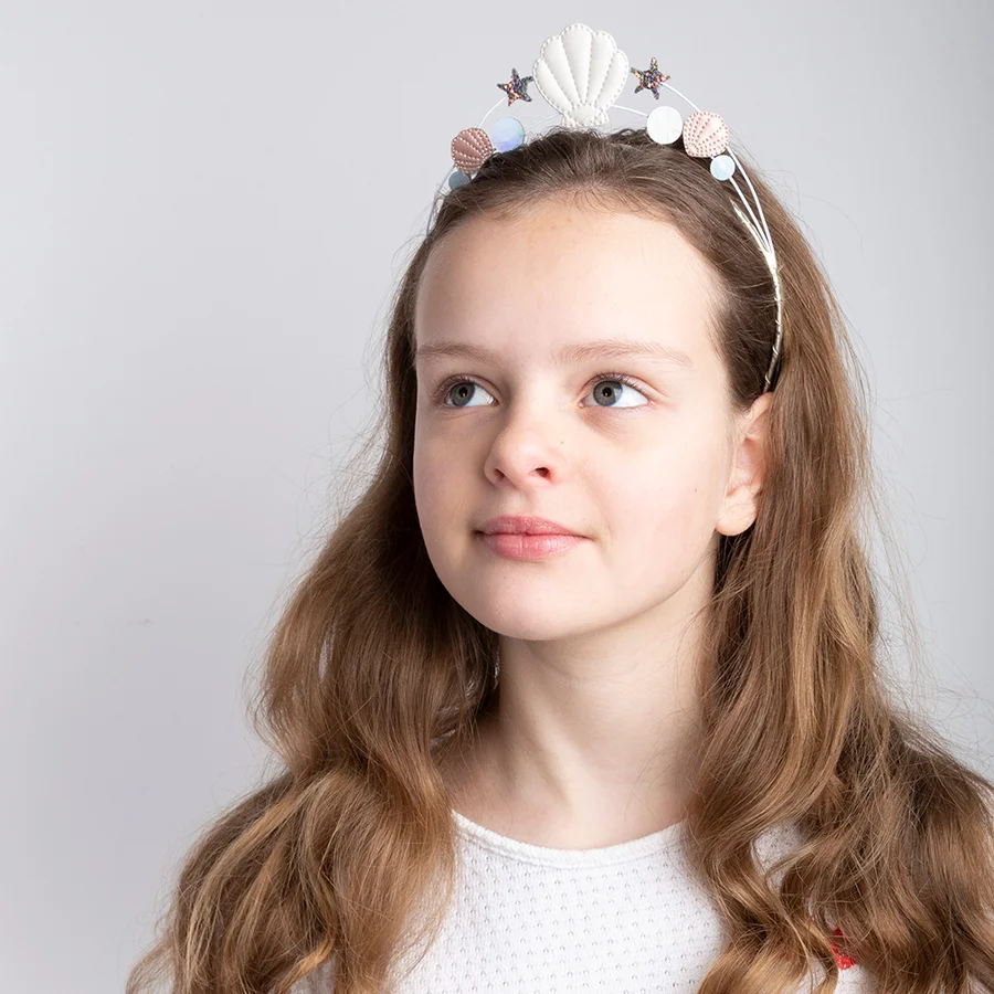 Mimi & Lula hårbøjle med muslingeskaller