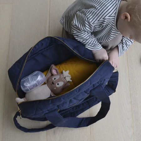 Filibabba quilt pusletaske, dark blue