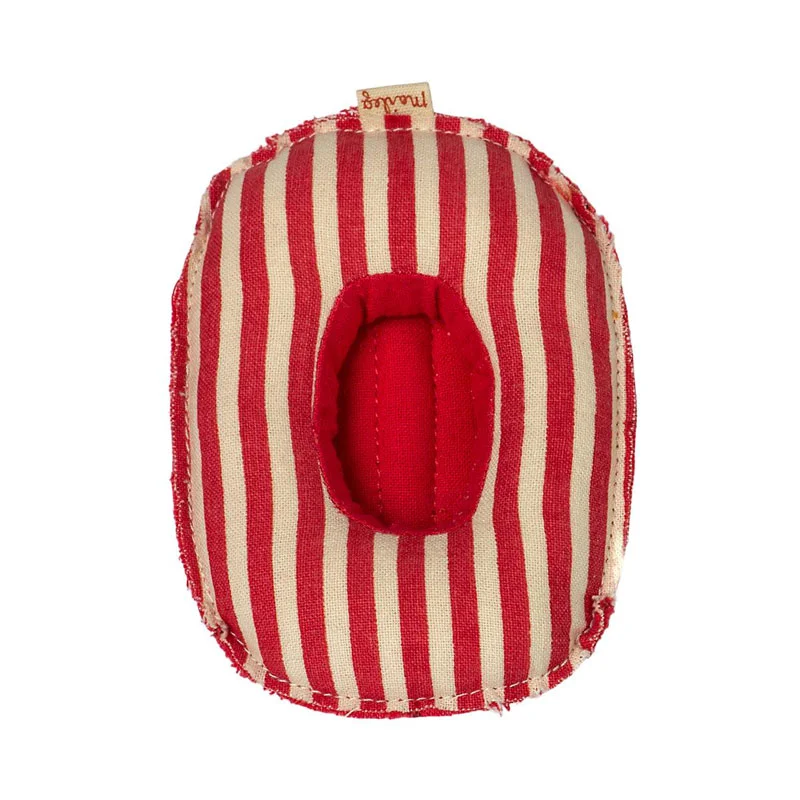 Maileg gummibåd til mus, rød strib