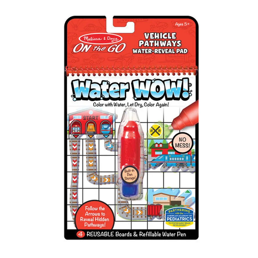 Melissa and Doug water wow, bilbaner