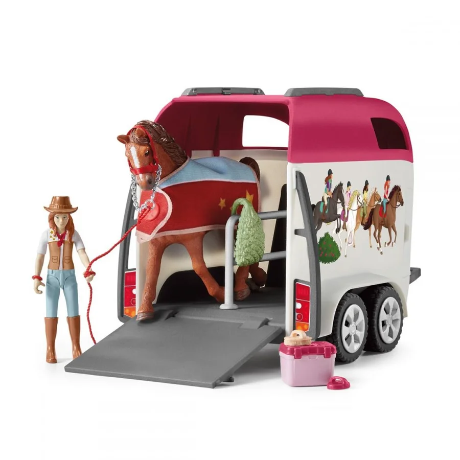 Schleich bil og hestetrailer