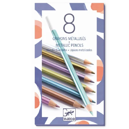 Djeco farveblyanter metallic