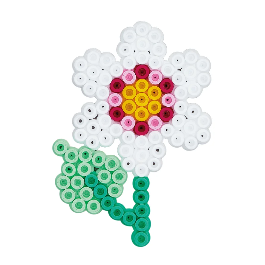 Hama midi perler i dåse inkl 3 plader, 15.000 - rød