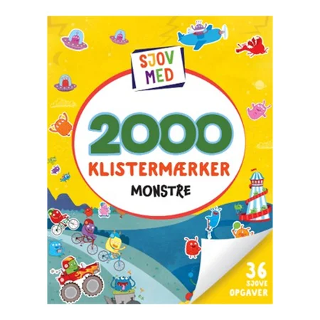 Sjov Med 2000 Klistermærker: Monstre