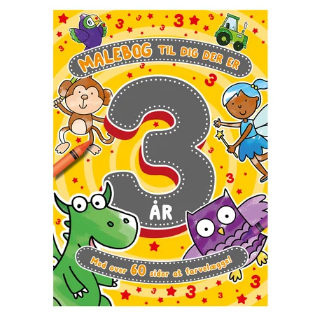 Malebog Til Dig Der Er 3 År