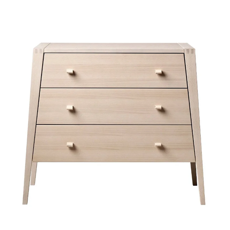 Leander lædergreb til kommode 6 stk, natur