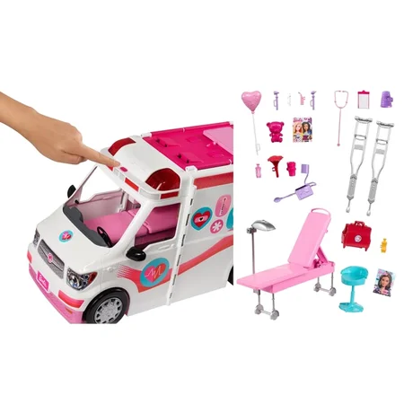 Barbie lægeklinik i ambulance
