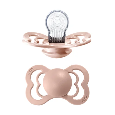 Bibs supreme silicone sut, str 2 - blush