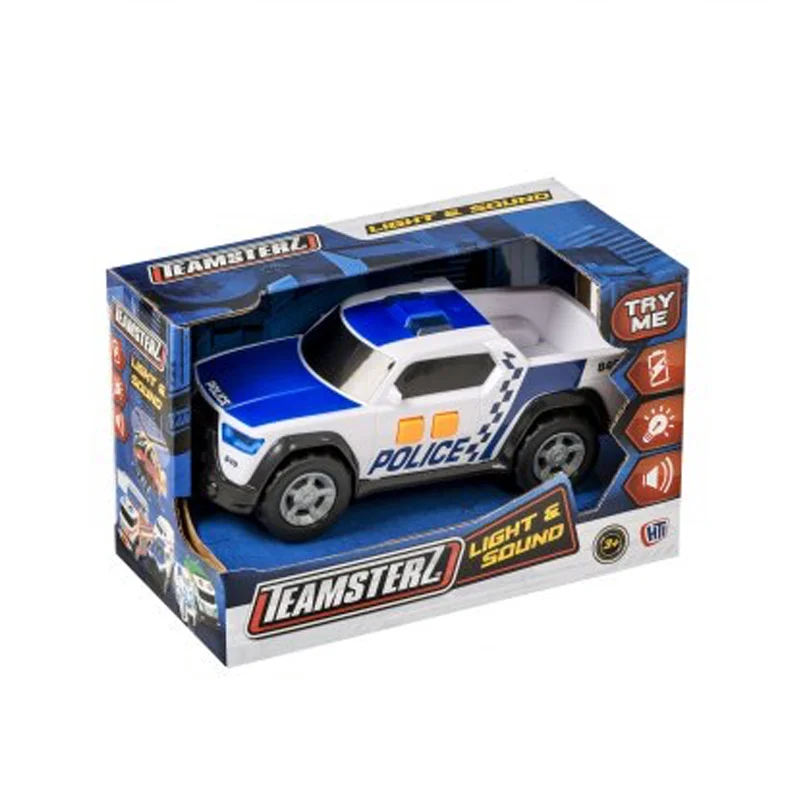Teamsterz Politi pick up med lys og lyd