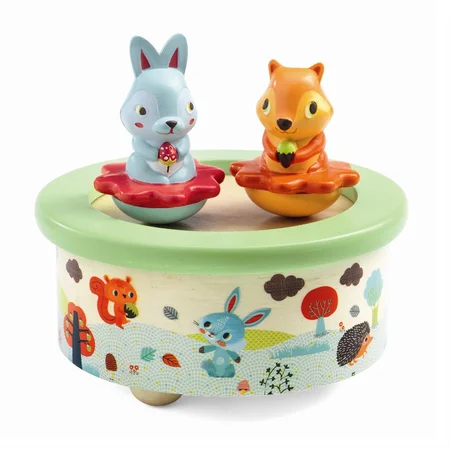 Djeco musikdåse med dansende figurer, venner