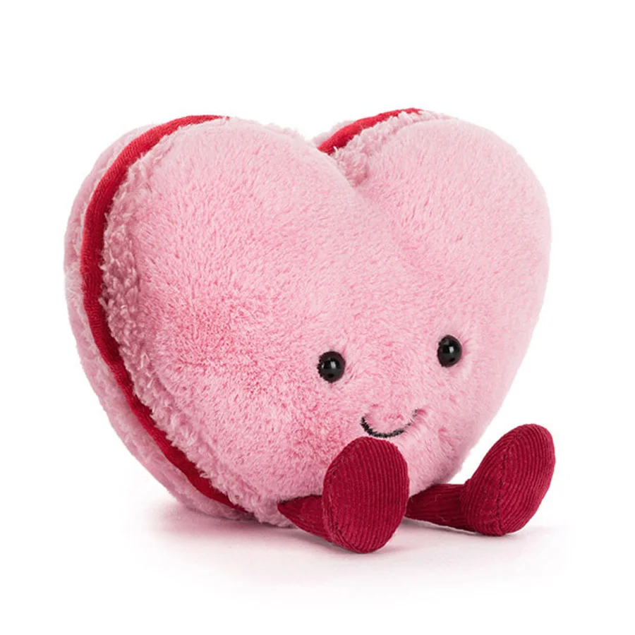 Jellycat Amuseables Colette Hjerte macaron, Pink