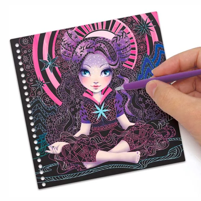 Nebulous Star kreativitetsbog zen - scratch og tegn