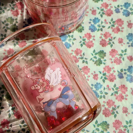 Konges Sløjd 2-pak Glitter Kop, Over The Rainbow