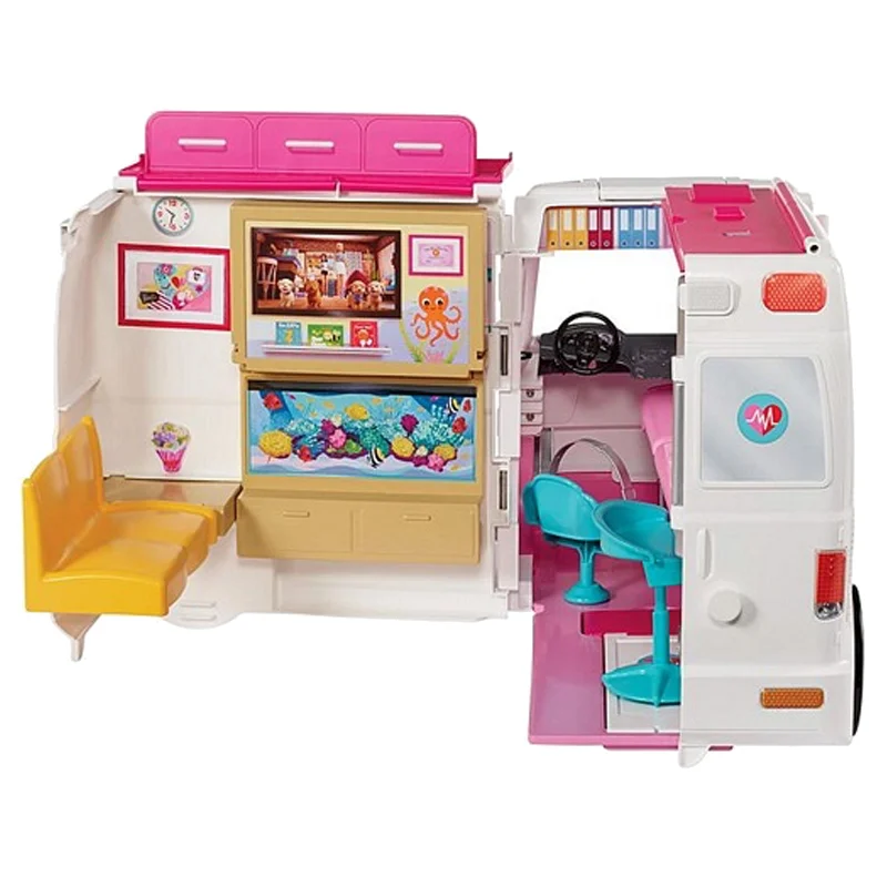 Barbie lægeklinik i ambulance