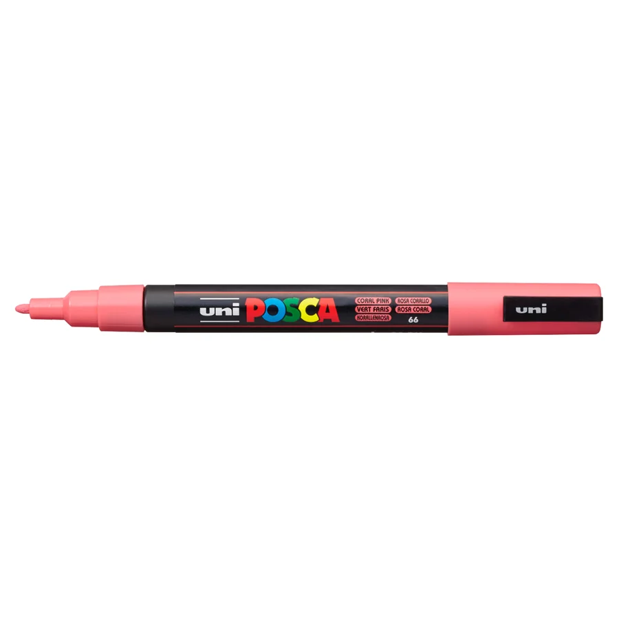 Posca marker PC-3M, coral