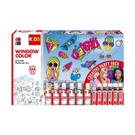 Vinduesmaling, Fun & Fancy Party æske