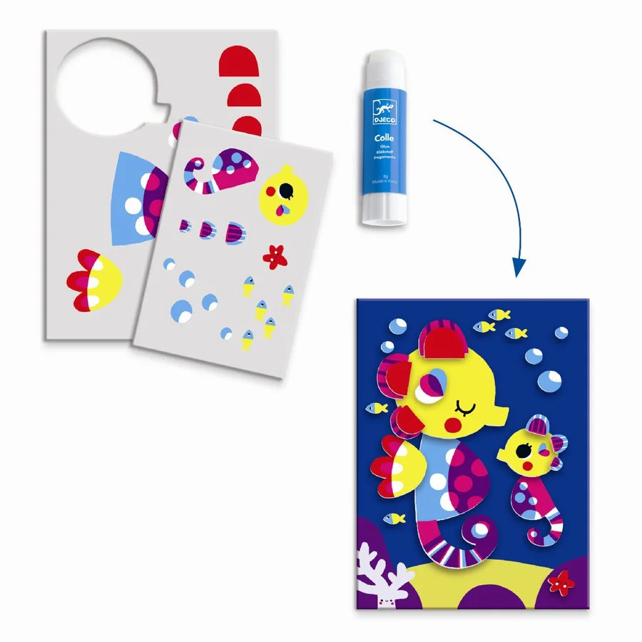 Djeco kreativt aktivitetssæt, Havet