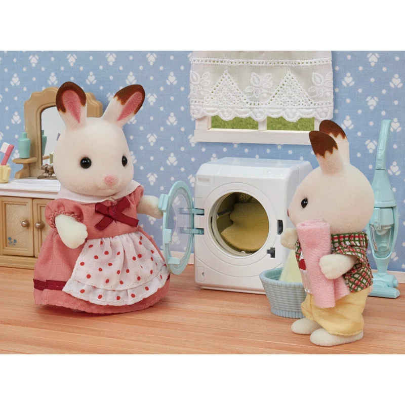 Sylvanian Families vaskemaskine og støvsuger