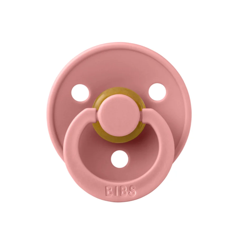 Bibs rund sut, str 1 - Dusty pink