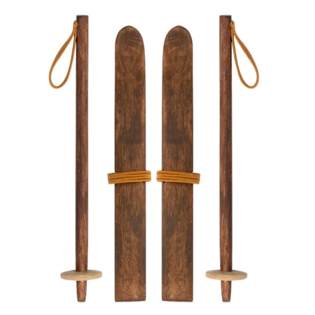 Maileg Ski og skistave, Storebror og -søster mus