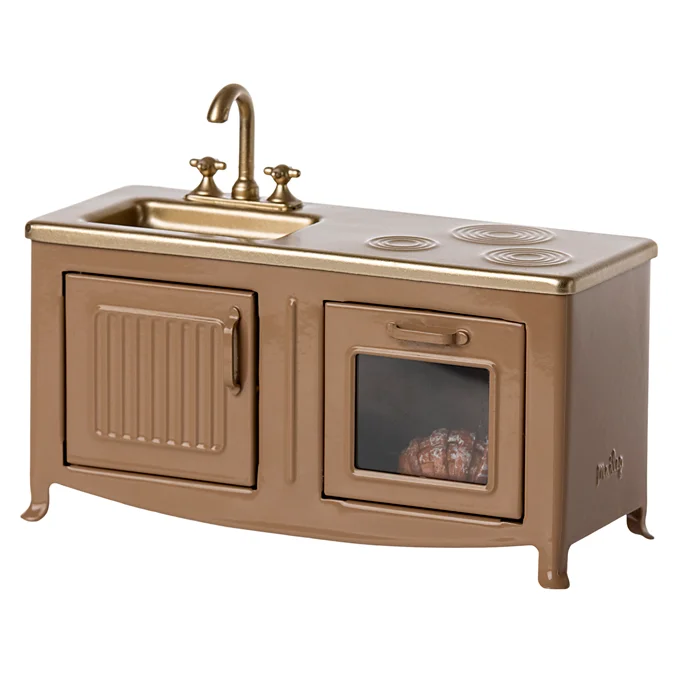 Maileg Køkken, Mus - Lys brun