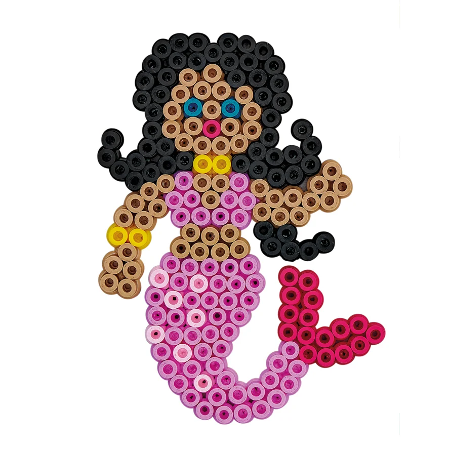 Hama midi perler i dåse inkl 3 plader, 15.000 - rød