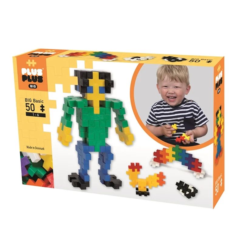 Plus Plus BIG basic, 50 stk
