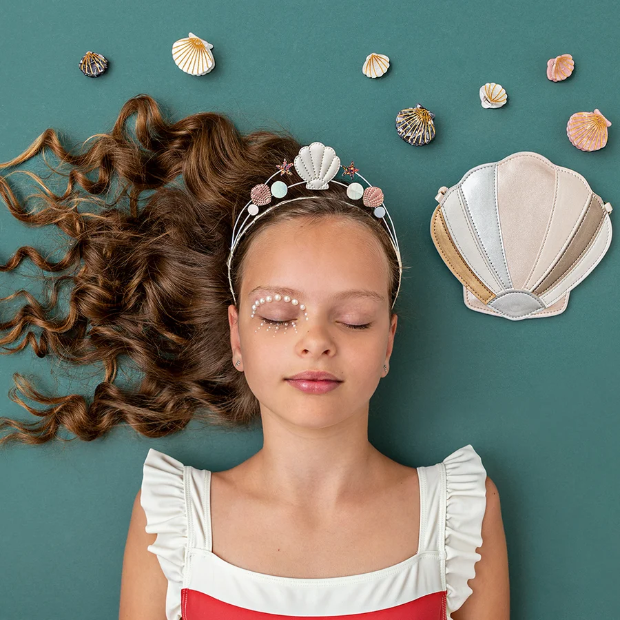 Mimi & Lula hårbøjle med muslingeskaller