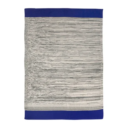 Ferm Living striktæppe, dusty rainbow green