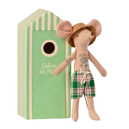 Maileg far mus i badehus