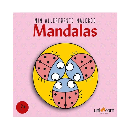 Mandalas, Min allerførste malebog - lyserød