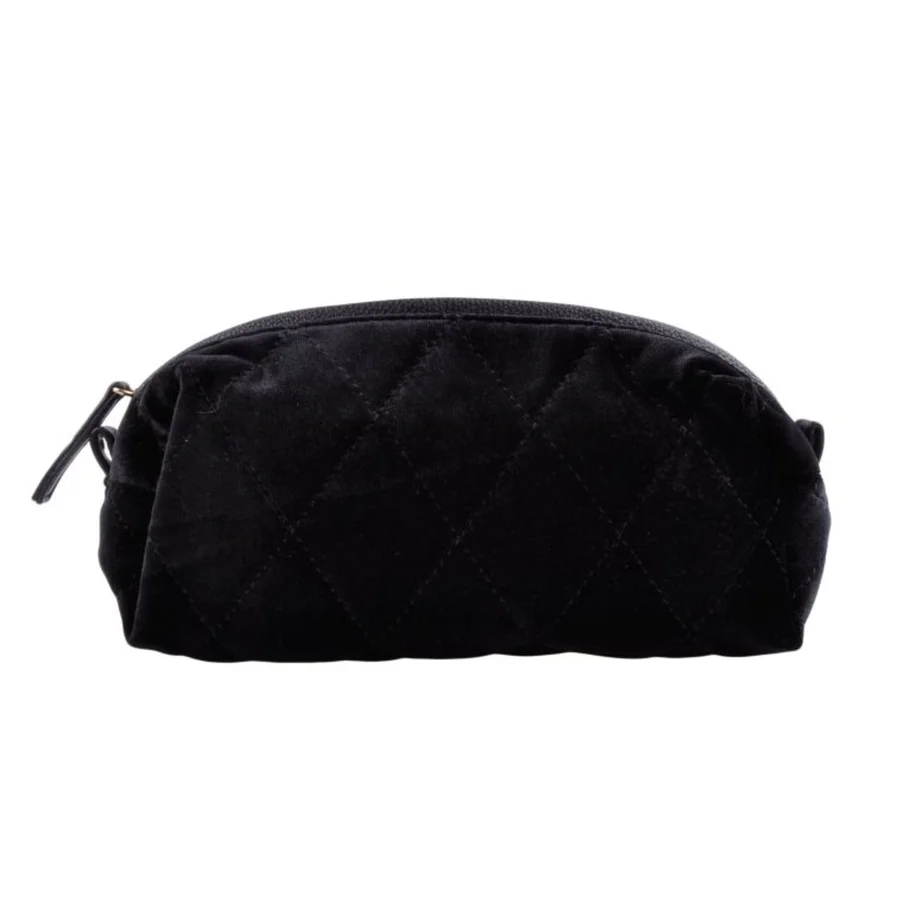 Sofie Schnoor velour toilettaske, sort