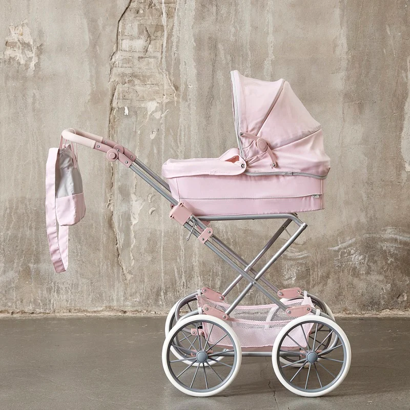 by Astrup deluxe dukkevogn, rosa