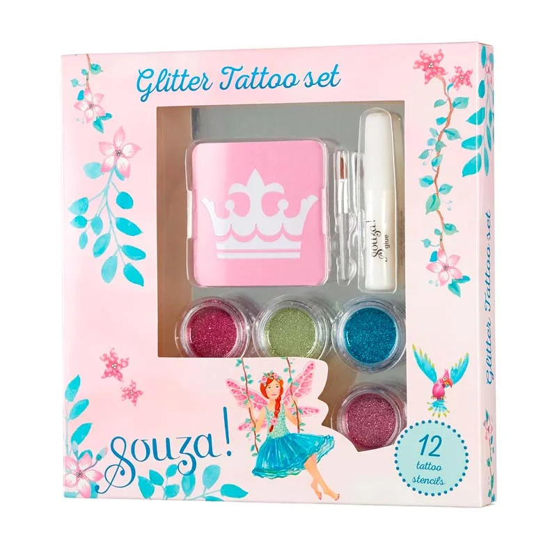 Souza glitter tattoo sæt